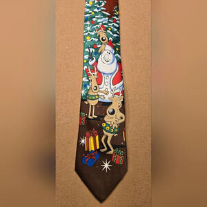 Nwot mens Christmas  dress tie